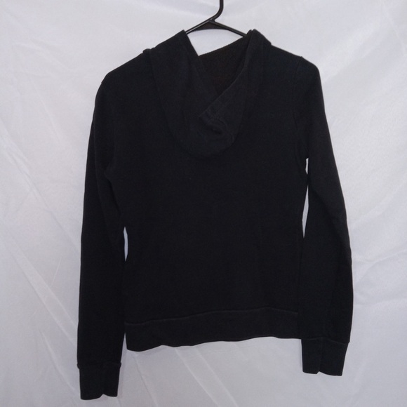 Aeropostale Black Sweatshirt with White and Pink Accents NWOT Size Small - Picture 3 of 8